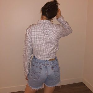 American Apparel Men’s Windowpane Buttonup